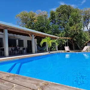 Kazacactus-villa 3 Piscine Marie-galante Villa Beauséjour